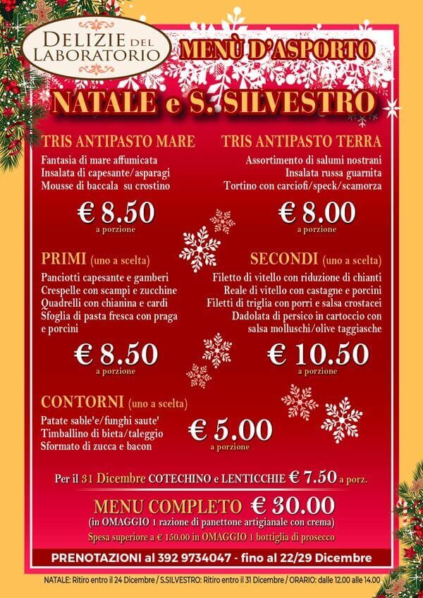 Menù Natalizio Asporto Milano: Brochure Natale2023 page 1