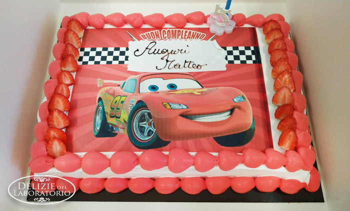 Kit Decorazione Torta di Compleanno con Personaggi di Cars