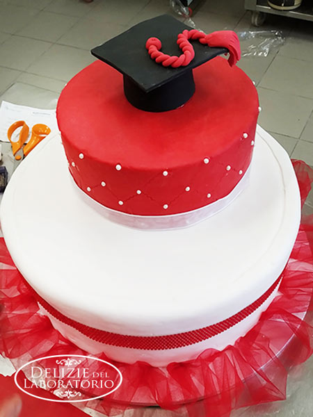 Torta Artigianale Cake Design Per Laurea Chiara Milano 02