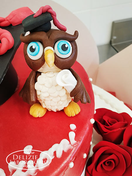 Torta Artigianale Cake Design Per Laurea Chiara Milano 05