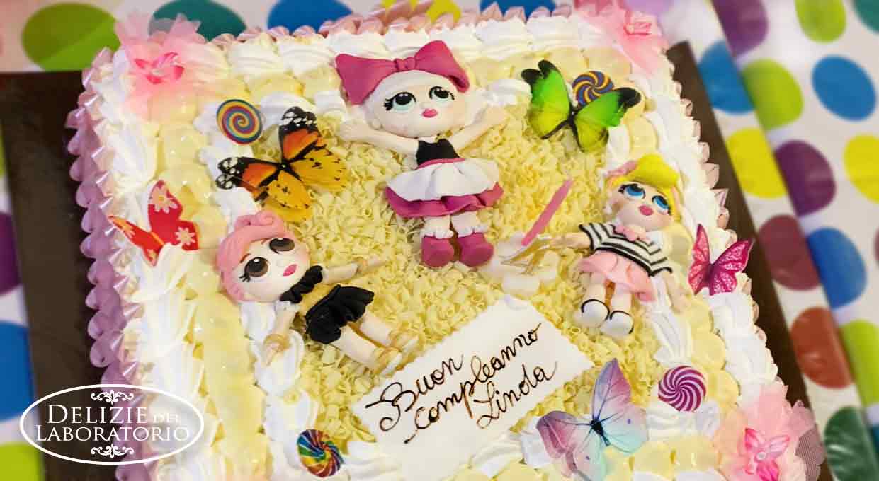 Torta compleanno artigianale cake design lol milano