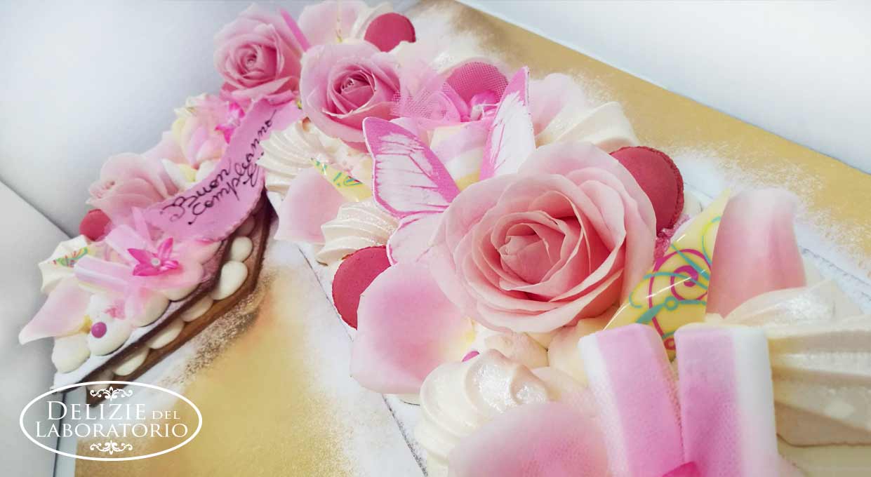 Torta artigianale personalizzata primo compleanno Milano