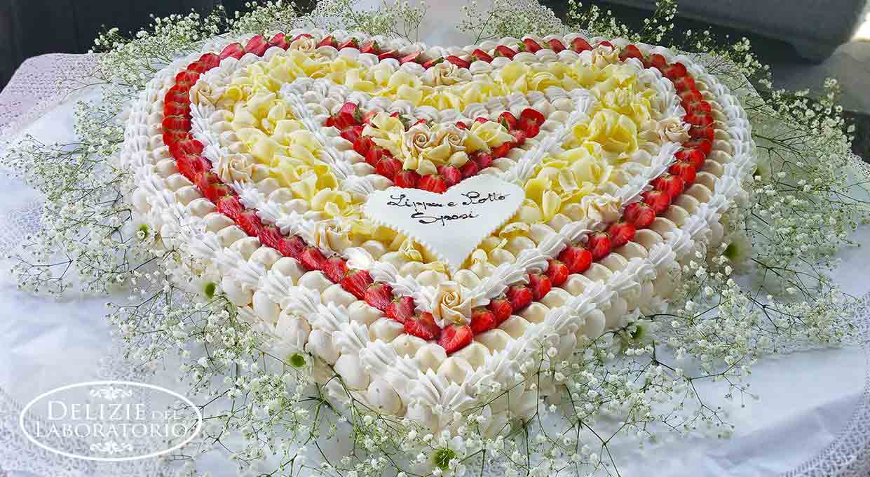 Torta artigianale personalizzata per un matrimonio a Milano