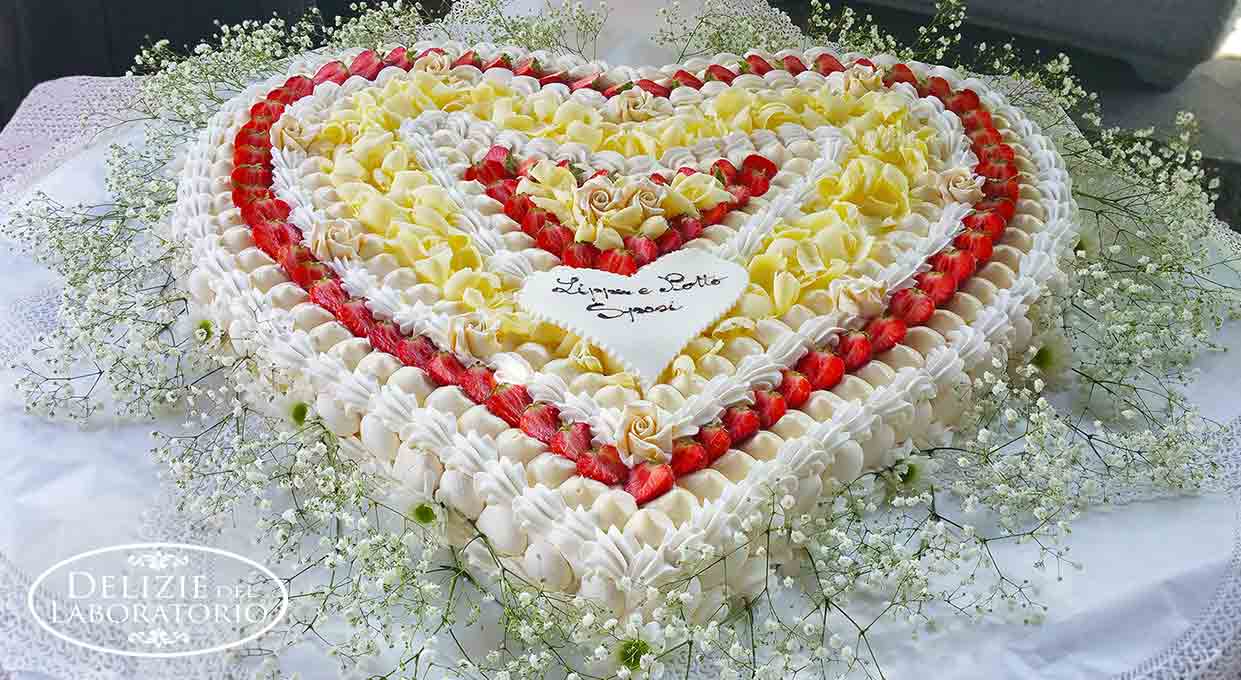Torta artigianale personalizzata per un matrimonio a Milano Torta artigianale personalizzata per un matrimonio a Milano