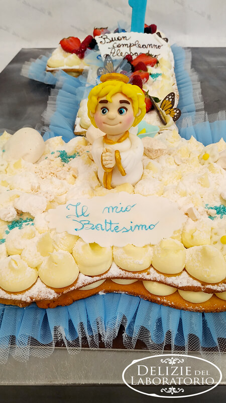 Torta Battesimo E Compleanno Milano Il Doppio Evento Di Alessandro 03