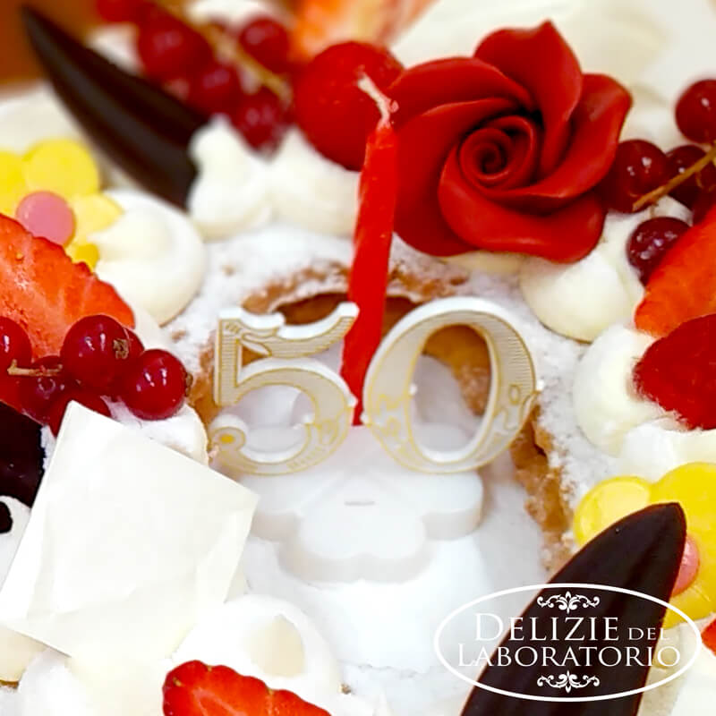 Torta Compleanno 50 Anni Milano La Bellezza Della Cream Tart 03