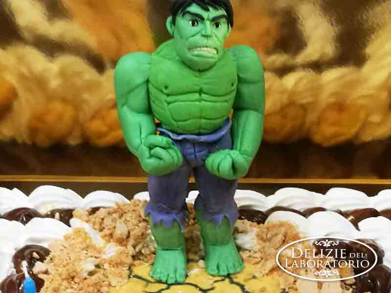 Torta Compleanno Artigiana Milano Hulk 2