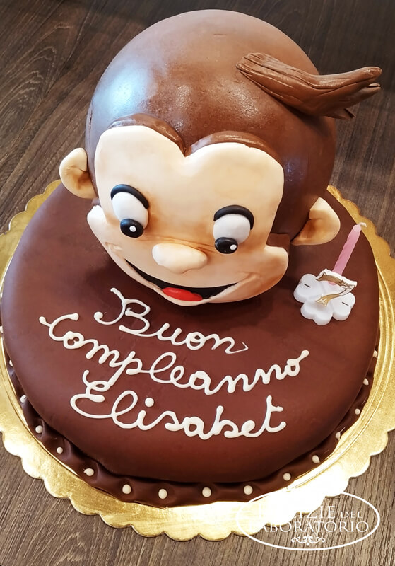 Torta Compleanno Bambina Con La Scimmietta George 02