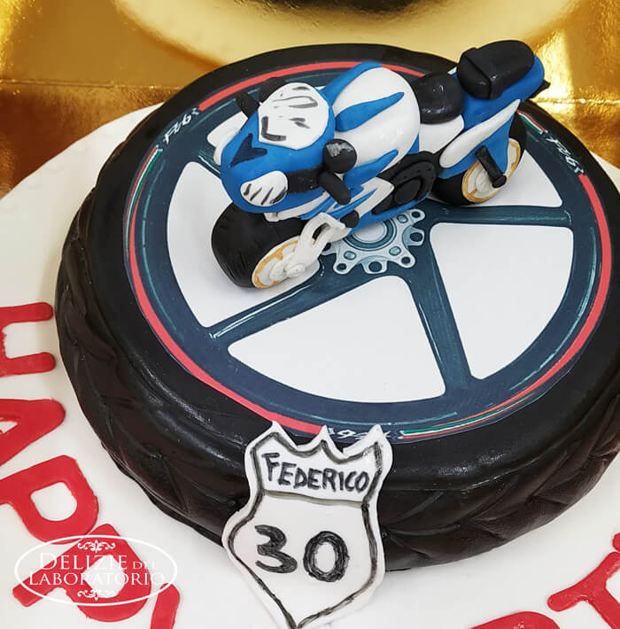 Torta Con Moto: Il Cake Design Di Delizie Del Laboratorio - Foto 3
