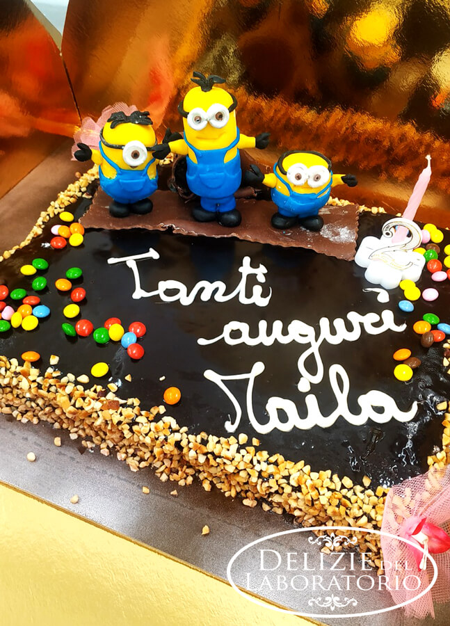 Torta Di Compleanno Minions Milano Auguri A Maila 01