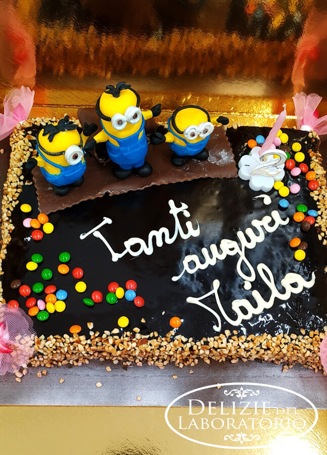 Torta Di Compleanno Minions Milano Auguri A Maila 03