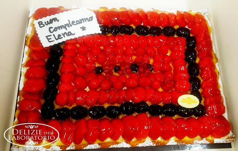 Torta di frutta fresca Milano: compleanno Elena Torta di frutta fresca Milano: compleanno Elena