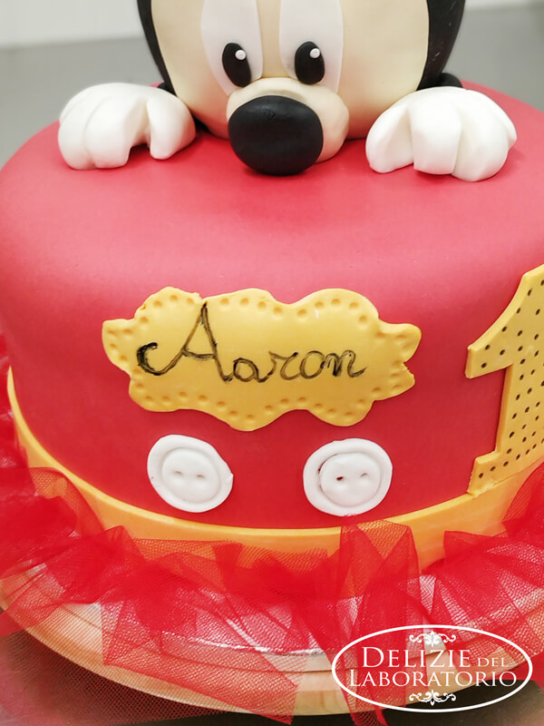 Torta Di Topolino In Pasta Di Zucchero Per Il Piccolo Aaron 03