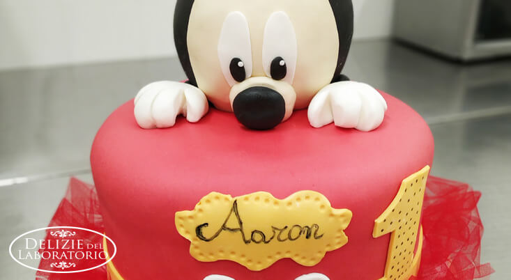 Torta Di Topolino In Pasta Di Zucchero Per Il Piccolo Aaron