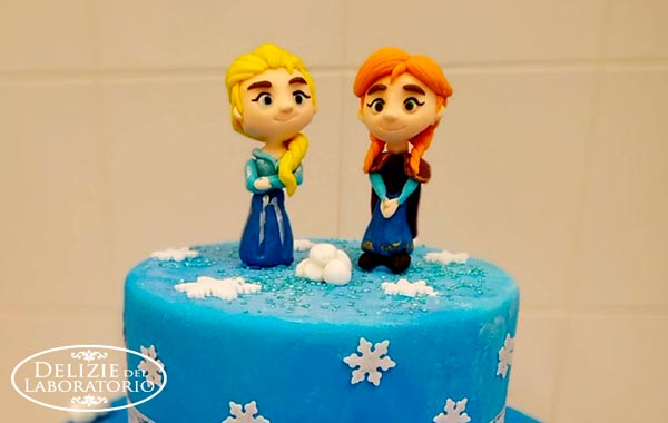 Torta Tema Frozen Milano: i due dolci personaggi di Frozen