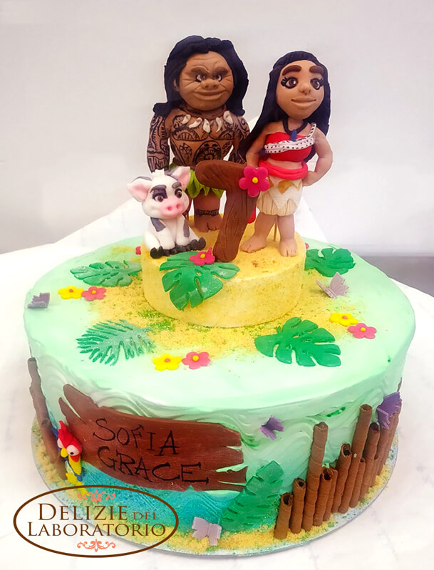 Torta In Pasta Di Zucchero Milano Il Film Disney Oceania 01