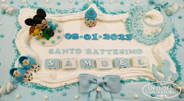 Torta per Battesimo Milano: i Festeggiamenti del Piccolo Samuel