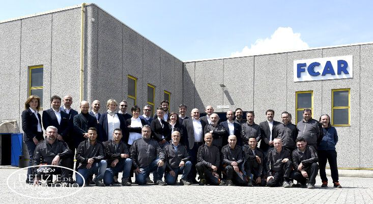 Torta Personalizzata - Foto del Team di FCAR, Pero (MI)